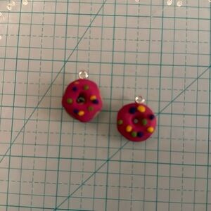 Homemade Donut Earrings